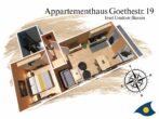 Appartementhaus Goethestrasse Fewo 19 - Grundriss