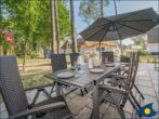 Fischerdorf Zirchow Seebär - Terrasse mit Sitzgelegenheiten